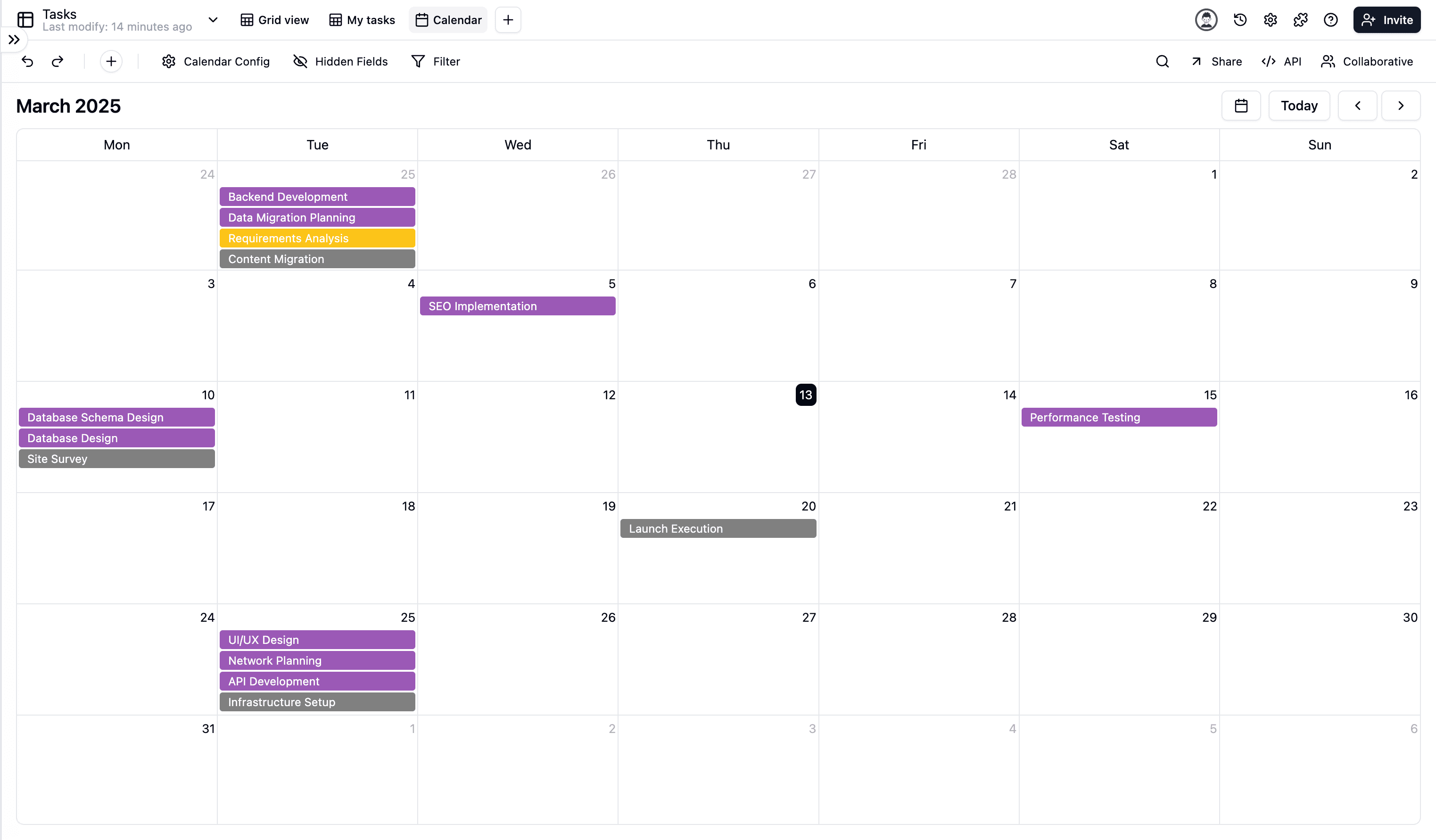 Calendar
